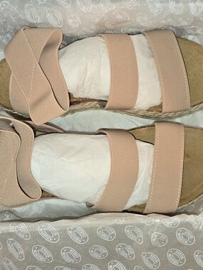 Women's Steve Madden Kimmie Blush Platform Espadrille Sandals Size: 8